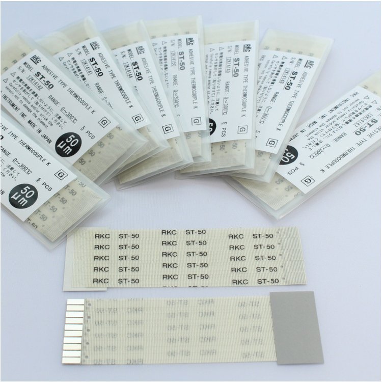 日本進(jìn)口微型RCK理化熱電偶ST-50-300K型貼片式測(cè)溫線ST-50B-100-04