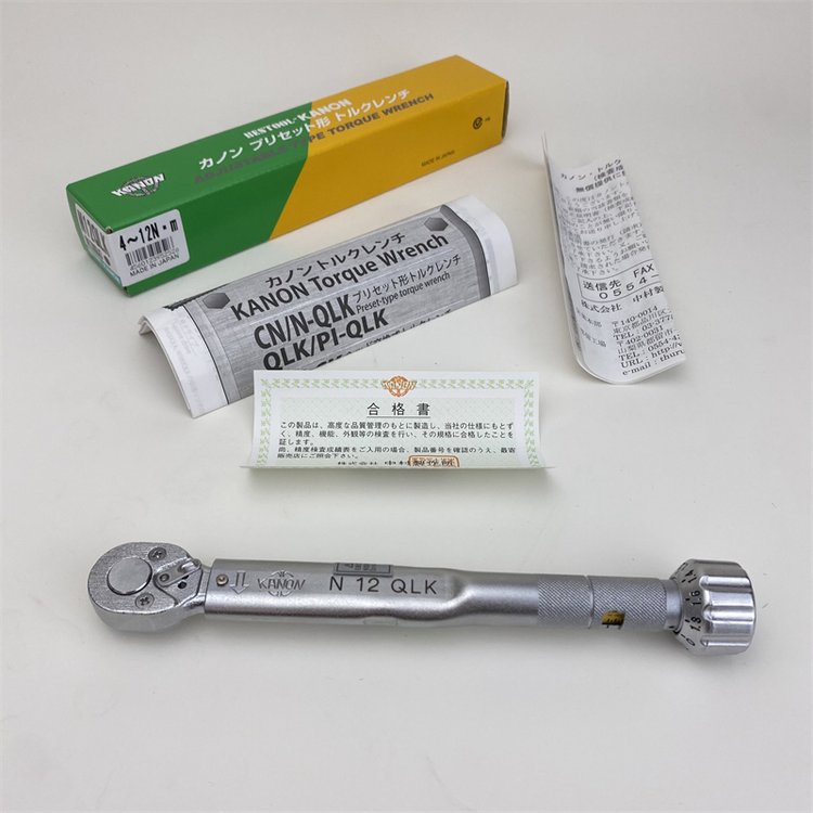 日本進(jìn)口kanon中村扭矩扳手N90QLK預(yù)置式扭力扳手20~90N.m