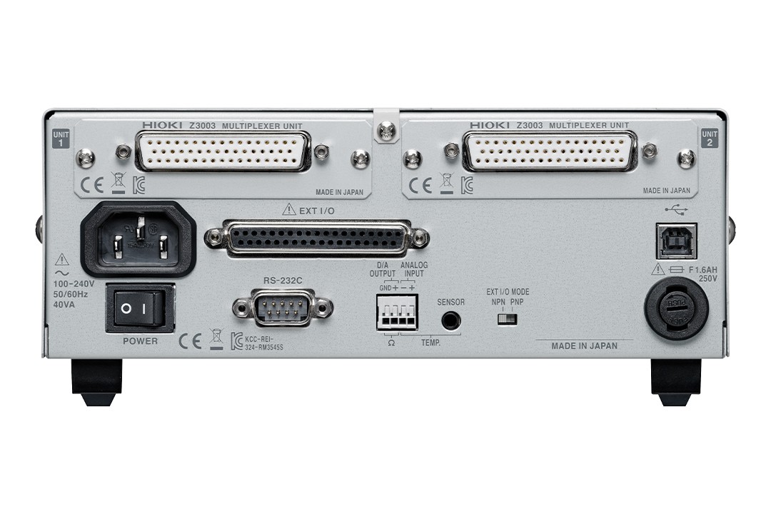 日本進(jìn)口日置電阻計(jì)RM3545 支持高精度多通道