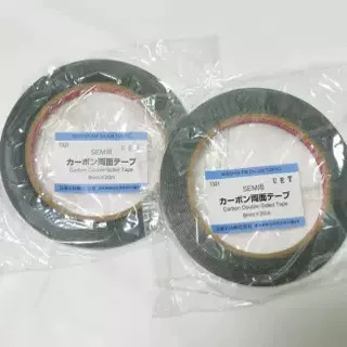 日本NEM日新導電膠帶 雙面碳導電膠帶 SEM掃描電鏡膠帶5mm8mm12mm